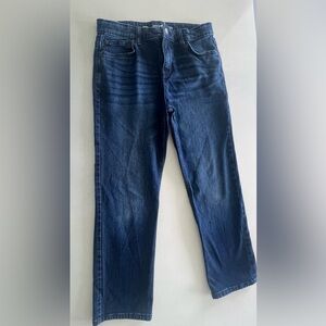 Cat & Jack Men's Dark Blue Straight Jeans